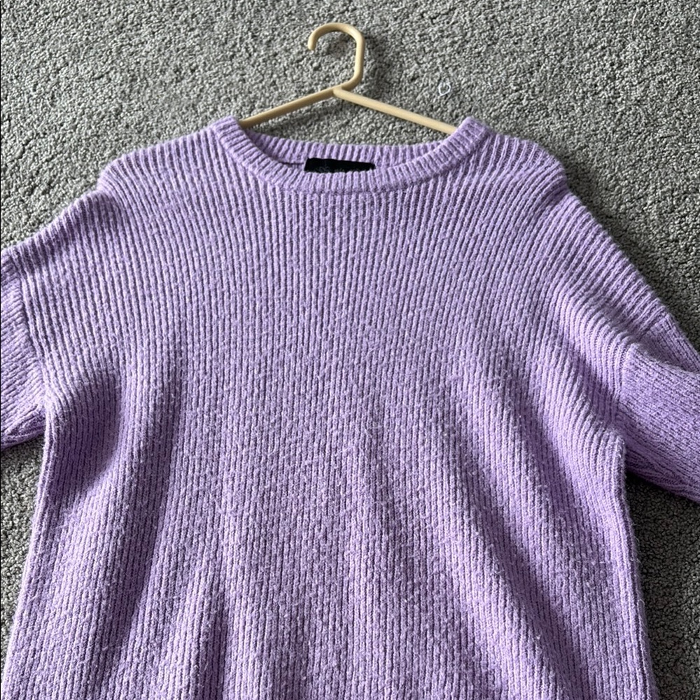 Kendall & Kylie Lavender Knit Sweater